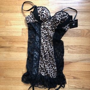 Brand new Carrie Amber Corset with G string